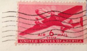 Stamp-airplane